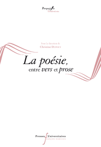 Livre numérique La poésie, entre vers et prose