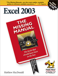 Livre numérique Excel 2003: The Missing Manual
