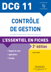 Libro electrónico DCG 11 - Contrôle de gestion - 2e éd.