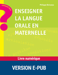 Electronic book Enseigner la langue orale en maternelle