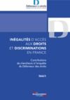 Livre numérique Inégalités d’accès aux droits et discriminations en France. Tome 1