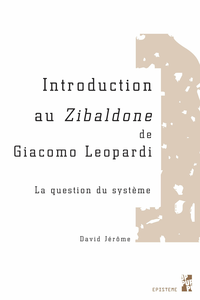 Livre numérique Introduction au Zibaldone de Giacomo Leopardi