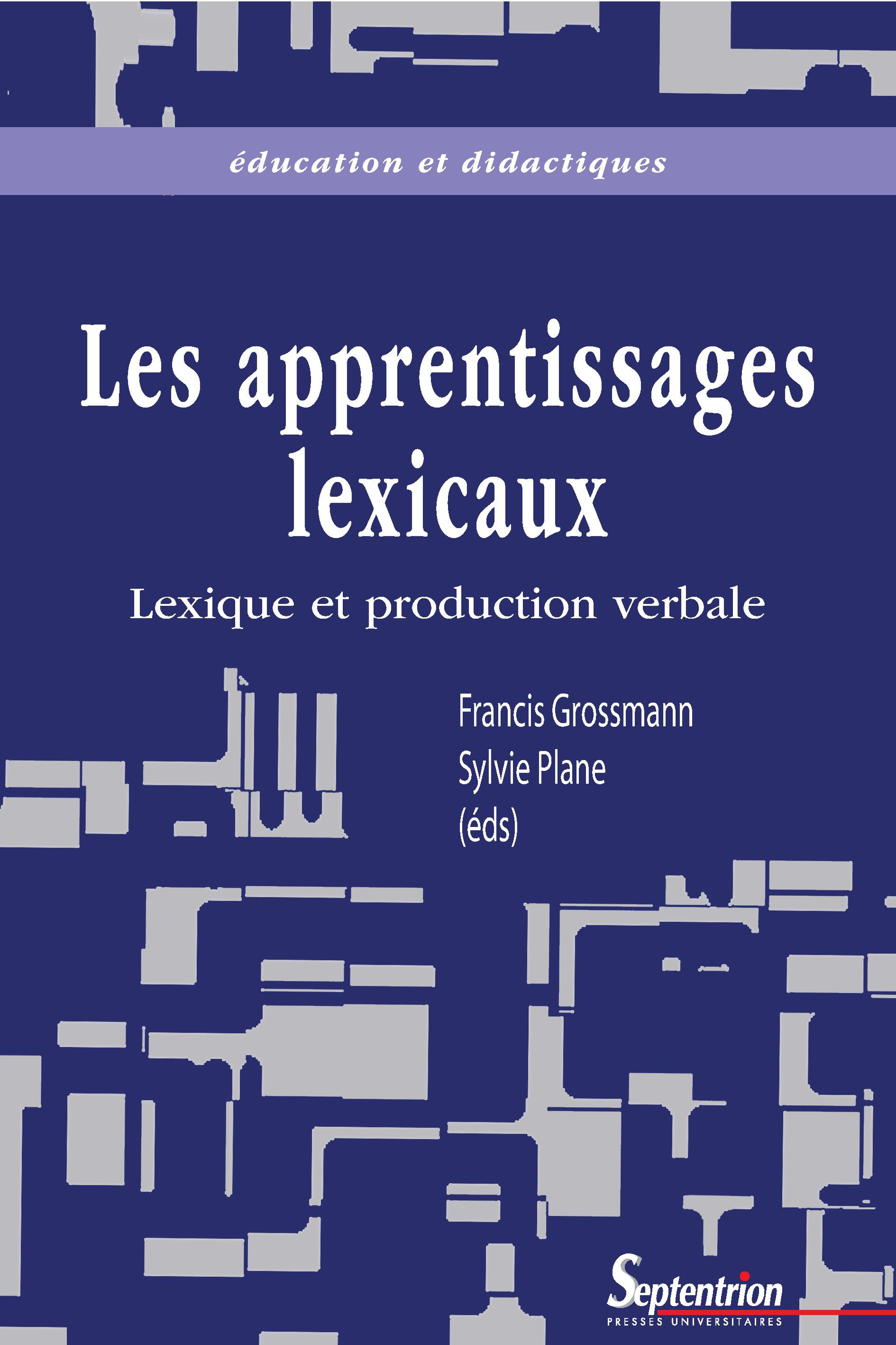 Ebook Les apprentissages lexicaux - Lexique et production verbale