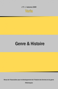 Livre numérique 5 | 2009 - Varia - Genre & Histoire
