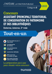 Livre numérique Concours Assistant (principal) territorial de conservation du patrimoine et des bibliothèques