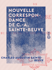 Livre numérique Nouvelle correspondance de C.-A. Sainte-Beuve