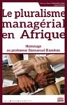 Electronic book Le pluralisme managérial en Afrique