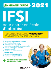 Electronic book Mon grand guide IFSI 2021 pour entrer en école d'infirmier