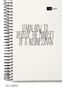 Electronic book Learn How to Develop the Mindset of a Businessman
