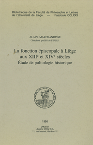 Livre numérique La fonction épiscopale à Liège au XIIIe et XIVe siècles