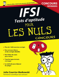 Livre numérique IFSI Tests d'aptitude Pour les Nuls Concours