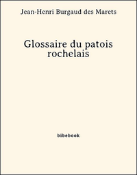 Livre numérique Glossaire du patois rochelais