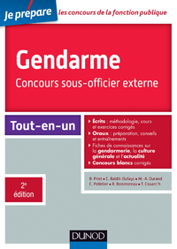 Livre numérique Gendarme - Concours sous-officier externe - 2e éd