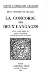 Electronic book La Concorde des deux Langages