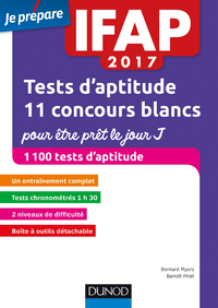 Livre numérique IFAP 2017 Tests d'aptitude : 11 concours blancs pour être prêt le jour J