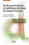 Livre numérique Étude grammaticale et stylistique de textes de langue française