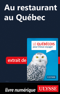 Livre numérique Au restaurant au Québec - Guide de conversation