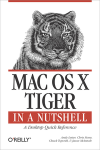 Livre numérique Mac OS X Tiger in a Nutshell