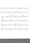 Livre numérique Les anciens combattants et la société française 1914-1939. Tome 1 : Histoire