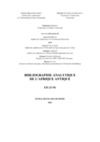 Electronic book Bibliographie analytique de l’Afrique antique LII (2018)