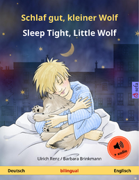Livre numérique Schlaf gut, kleiner Wolf – Sleep Tight, Little Wolf (Deutsch – Englisch)