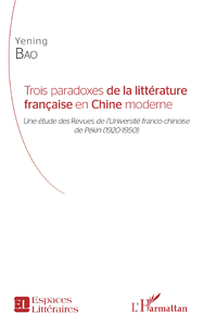 Livre numérique Trois paradoxes de la littérature française en Chine moderne