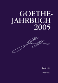 Livre numérique Goethe-Jahrbuch 122, 2005