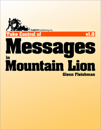 Livre numérique Take Control of Messages in Mountain Lion