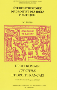Livre numérique Droit romain, jus civile et droit français