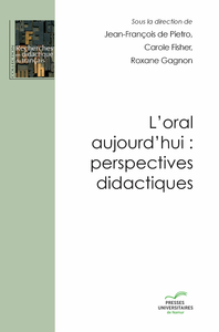 Livre numérique L’oral aujourd’hui : perspectives didactiques