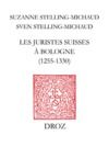 Libro electrónico Les juristes suisses à Bologne (1255-1330)