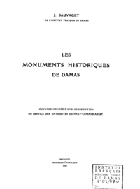 Electronic book Les monuments historiques de Damas