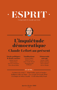 Livre numérique Esprit janvier-février 2019 Inquiétudes démocratiques. Claude Lefort