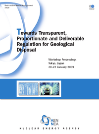 Livre numérique Towards Transparent, Proportionate and Deliverable Regulation for Geological Disposal