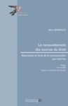 Livre numérique Le renouvellement des sources du droit