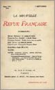 Livro digital La Nouvelle Revue Française N' 8 (Septembre 1909)