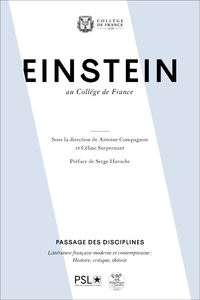 Livre numérique Einstein au Collège de France