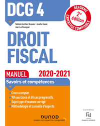 Livre numérique DCG 4 Droit fiscal - Manuel - 2020/2021