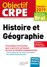 Livre numérique CRPE en fiches : Histoire Géographie 2019