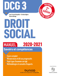 Livre numérique DCG 3 Droit social - Manuel - 2020-2021