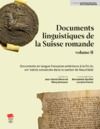 Livre numérique Documents linguistiques de la Suisse romande, volume II
