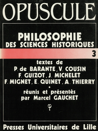 Livre numérique Philosophie des sciences historiques