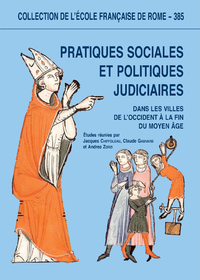 Livre numérique Pratiques sociales et politiques judiciaires dans les villes de l’Occident à la fin du Moyen Âge