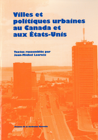 Livre numérique Villes et politiques urbaines au Canada et aux États-Unis