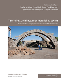Livre numérique Territoires, architecture et matériel au Levant