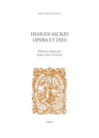 Livro digital Hesiodi Ascræi Opera et dies