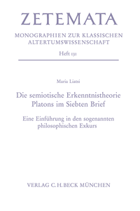Libro electrónico Die semiotische Erkenntnistheorie Platons im Siebten Brief