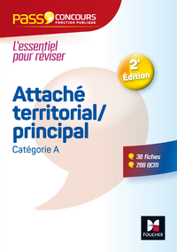 Livre numérique Pass'Concours - Attaché territorial/Attaché principal - Catégorie A - Entrainement et révision
