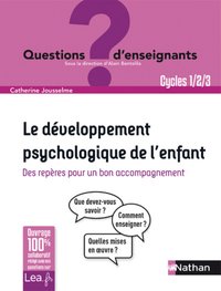 Livre numérique Le développement psychologique de l'enfant - Maternelle et Primaire