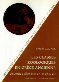 Electronic book Les classes zoologiques en Grèce ancienne